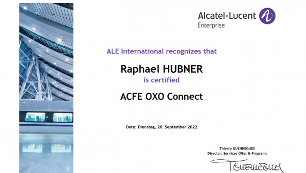 Alcatel Zertifizierung