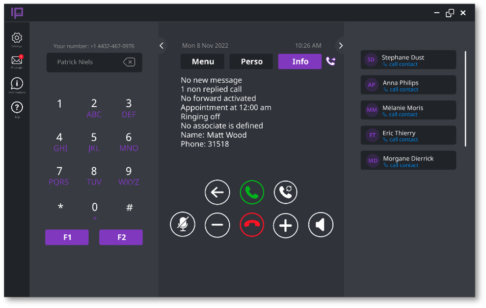 OXO Softphone